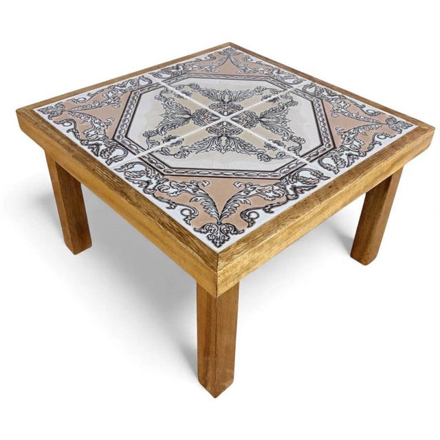 The tiger oak side table is a stunning mid century rustic end table that combines solid oak craftsmanship with decorative...