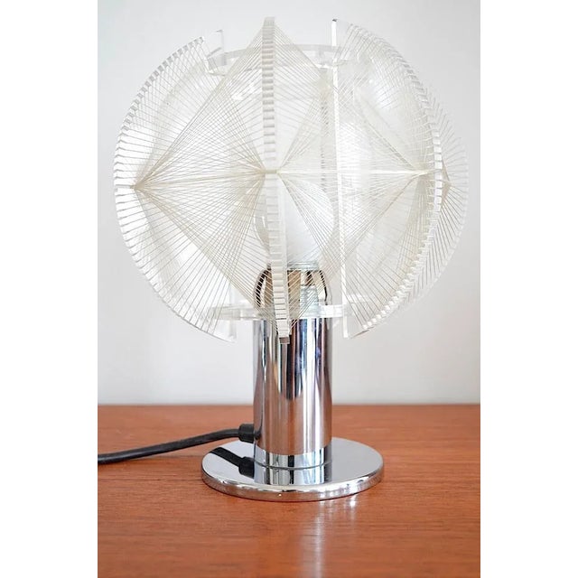Plastic Table Lamp by Paul Secon for Sompex, 1970s For Sale - Image 7 of 7