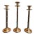 1980s Maitland-Smith Candlesticks- Set of 3 For Sale