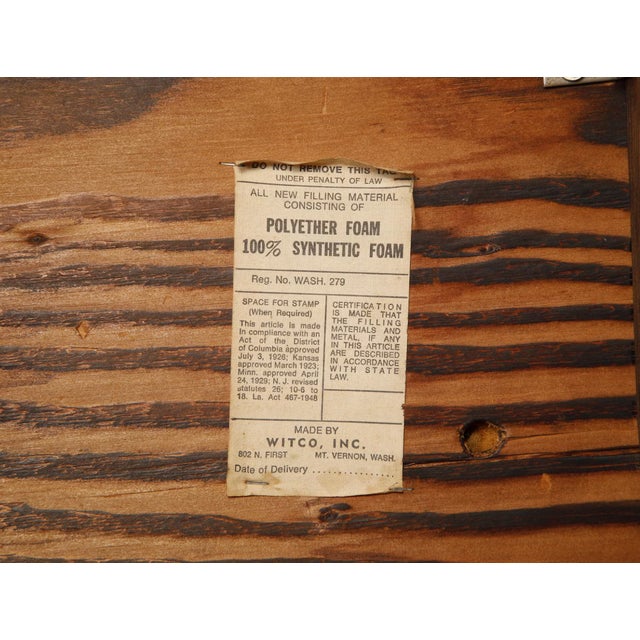 Vintage Mid-Century Tiki Polynesian Carved Wood Bench by Witco, 1960s For Sale - Image 17 of 17