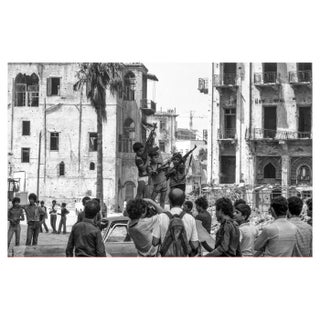 José Nicolas, West Beirut, Departure of the Palestinians, Lebanon, 1982, Silver Print For Sale