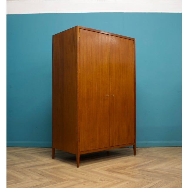 Vintage Teak Wardrobe by Loughborough Furniture for Heals, 1960s For Sale - Image 4 of 13