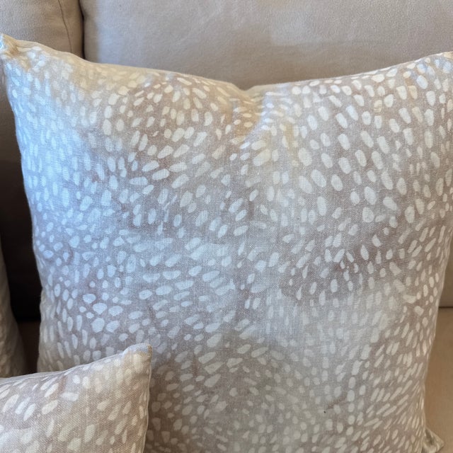 2010s Rebecca Atwood Speckled Pillows, Set of Three For Sale - Image 5 of 12