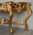 Greige Spanish 19th Baroque Carved & Gilted Walnut Ormolu and Marble Console Table For Sale - Image 8 of 13