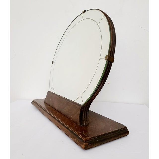 Antique Art Deco FreeStanding Dressing Table Top Mirror Chairish