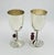 Mexican 1980s Emilia Castillo Taxco Silver Plate Hummingbird Goblets, Mexican Modernism - a Pair For Sale - Image 3 of 15
