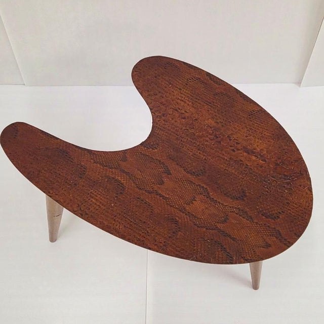 Very good overall condition. Normal signs of wear, particularly on the synthetic snakeskin-effect top. The legs are...