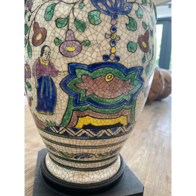 Chinoiserie 19th Century Lamp For Sale - Image 4 of 9