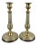 Pair of Early 19th Century French Empire Gilt Bronze Candlesticks For Sale