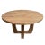 2020s Outdoor Round Teak Mod Dining Table For Sale - Image 5 of 8