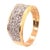 14 Karat Yellow Gold and Diamond Encrusted Fashion Ring 0.50 TDW, Size 7.5 For Sale In New York - Image 6 of 10