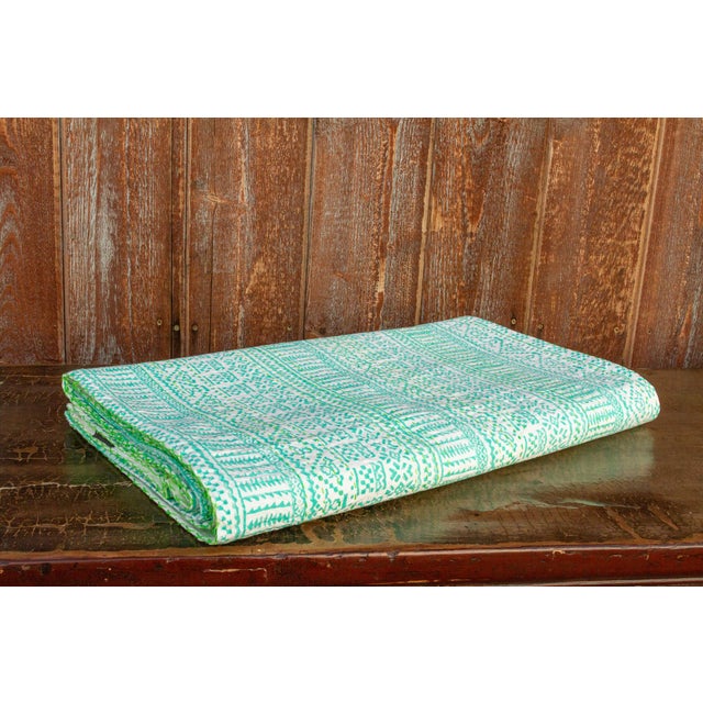 Daani Block Print Coverlet Chairish