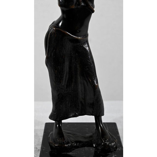 Metal Bronze Dancer, Early 20th Century For Sale - Image 7 of 18