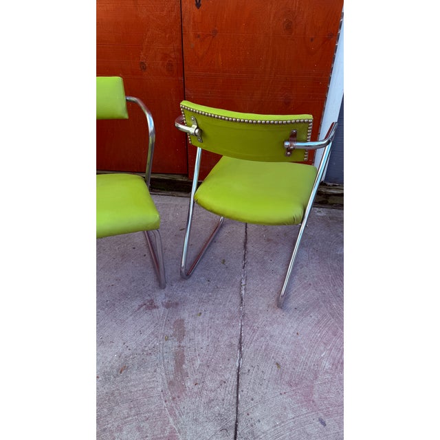 1930s Pair of Gilbert Rohde for Troy Sunshade "Z" Chairs – Streamline Moderne For Sale In New York - Image 6 of 9