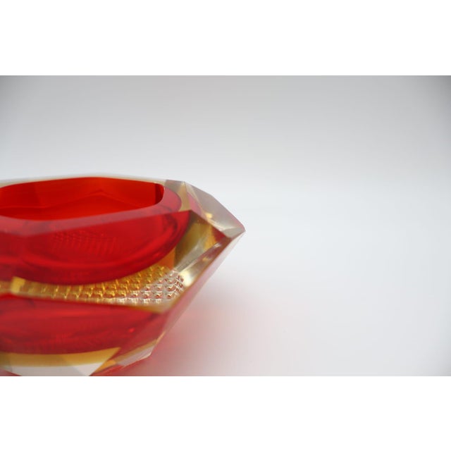 Flavio Poli Mid-Century Modern Murano Sommerso Glass Vide-Poche by Flavio Poli for Seguso, 1960s For Sale - Image 4 of 5