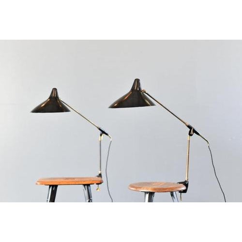 Articulated Table Lamps by Svend Aage Holm-Sørensen 1950s, Set of 2 For Sale - Image 9 of 12