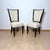 Art Deco Dining Chairs in Lacquer & Alcantara, Paris, 1930, Set of 10 For Sale - Image 11 of 18