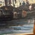 20th Century European School Oil on Canvas Boats in the Harbor Framed Signed For Sale - Image 9 of 12