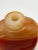 Early 20th Century Orange Glass Snuff Bottle Imitating Banded Agate Made for the Mongolian Market For Sale - Image 9 of 11