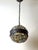 Art Nouveau Austrian Amber and Clear Chunk Glass Globe Pendant, 1910 For Sale - Image 6 of 18