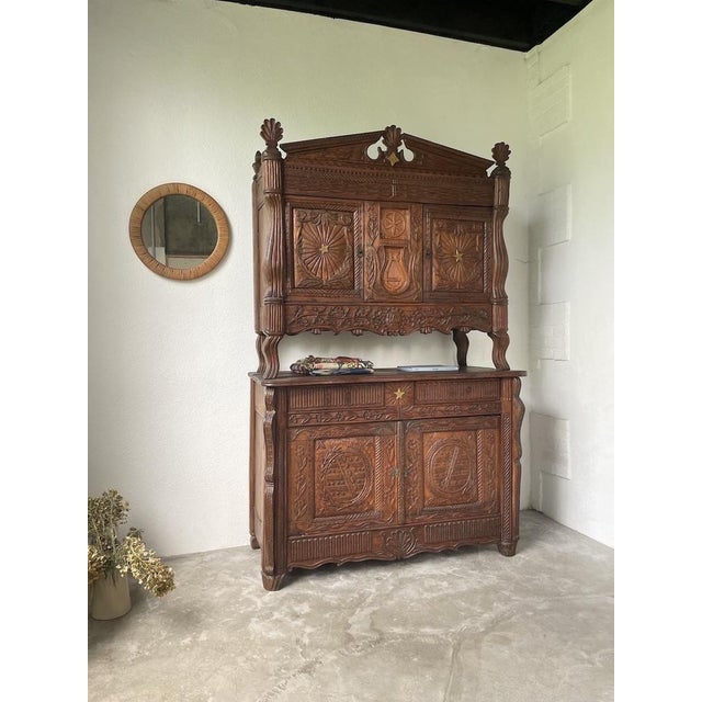 Antique Brutalist Cabinet, 1890 For Sale - Image 4 of 18