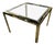 Vintage Design Institute of America DIA Brass Dining Table Game Table For Sale