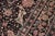 1990s Shabby Chic 1990's Floral Pak-Persian Black/Black Wool Rug - 9'0'' X 12'6'' For Sale - Image 5 of 9