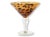 This striking set of six hand-blown martini glasses from Amici, Italy, features bold leopard print bowls atop elegant...