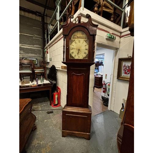 8 Day Longcase Clock, By W Windle Of Stockton Size :- 234 cms tall, base on a 58 cms wide & 27 cms depth. Has its pendulum...