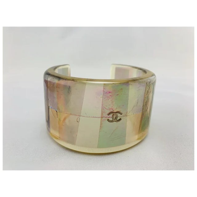 Chanel Resin Cuff For Sale In Denver - Image 6 of 12