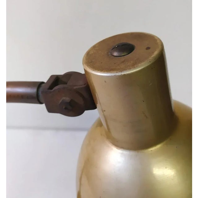 Gold Bauhaus Table Lamp by Marianne Brandt,1930s For Sale - Image 8 of 10