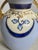 Baby Blue Antique Morimura Bros. Nippon Double-Handled Porcelain Vase - Hand-Painted Floral For Sale - Image 8 of 10