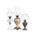 Oil Table Lamps in Opaline Glass, 19th Century, Set of 3 For Sale - Image 6 of 6