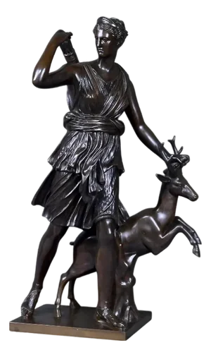 After Leochares, Diana the Huntress, Late 19th Century, Bronze