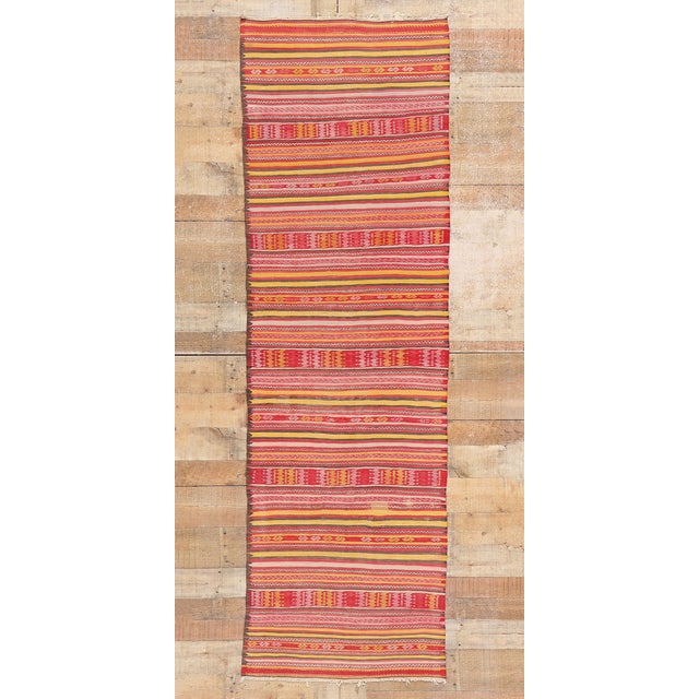 Vintage Turkish Kilim Rug - 02'07 X 08'02 For Sale - Image 9 of 9