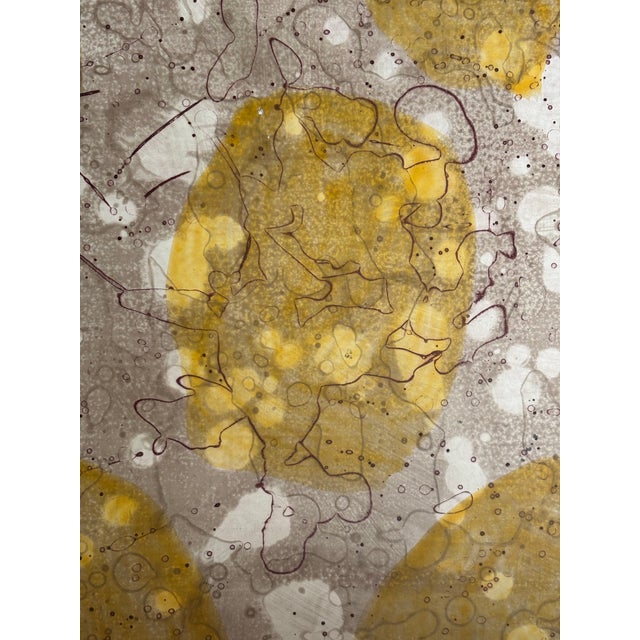Abstract Mixed Media Contemporary Abstract Painting by Bruce Riley For Sale - Image 3 of 3