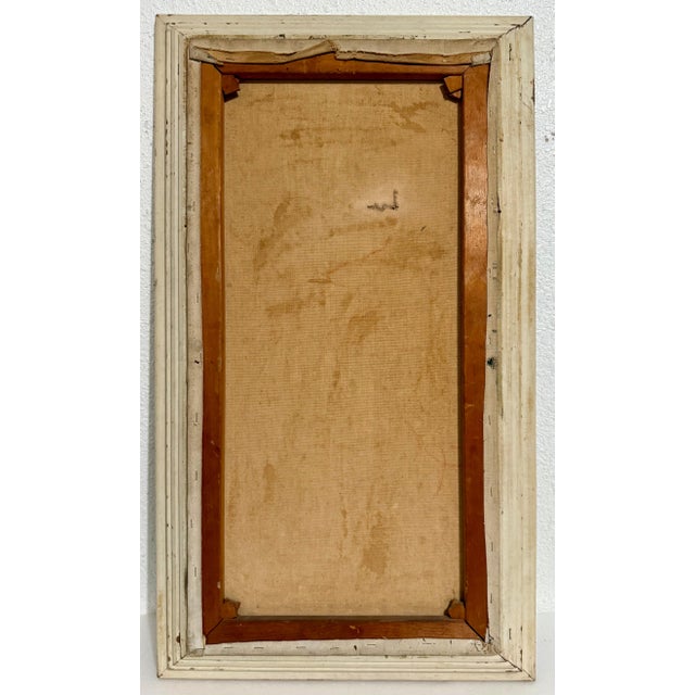 Charles Levier, Large French Modernist Vase of Flowers Charles Levier Paris Floral Oil Painting, c.1950's For Sale - Image 10 of 10