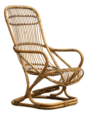 Tito Agnoli Rattan Chair
