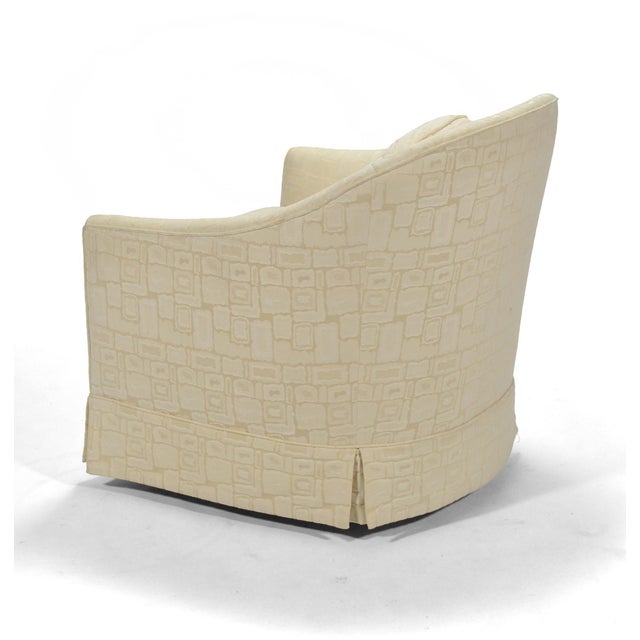 Cream Harvey Probber Barrel Back Lounge Chairs For Sale - Image 8 of 9