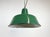 Green Industrial Green Enamel Pendant Lamp, 1960s For Sale - Image 8 of 16
