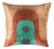 Madonna Silk Velvet Ikat Throw Pillow Cover, 20 X 20 For Sale