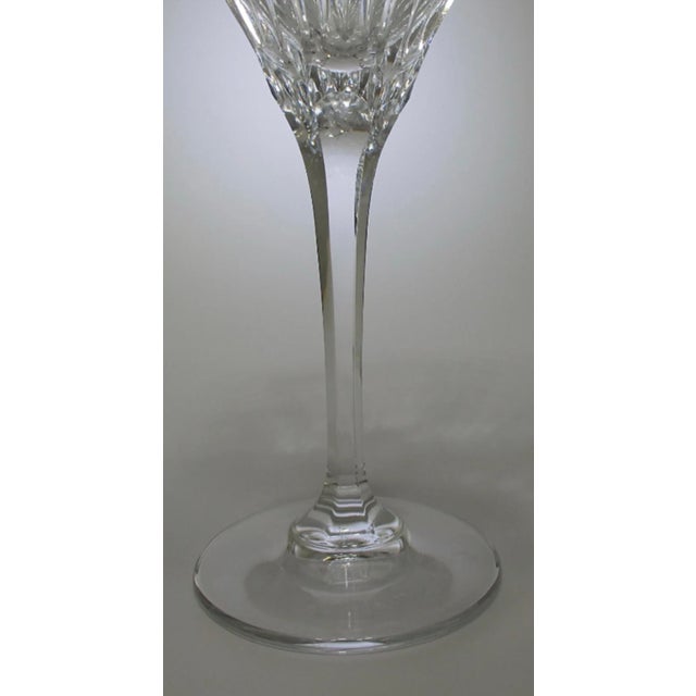 Contemporary Vintage 1980s Mikasa Arctic Lights Platinum Blown Glass Wine Stems Set of 10 For Sale - Image 3 of 9