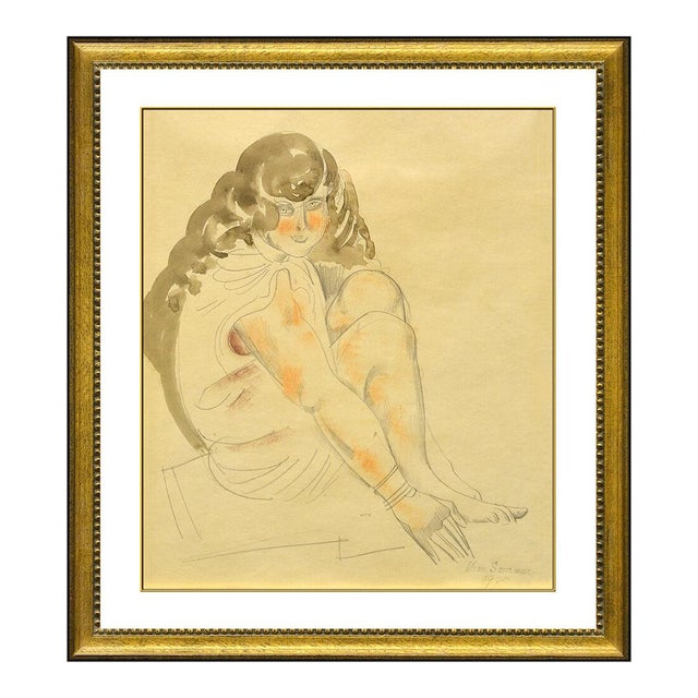 1920s Toes in the Sand, William Sommer For Sale