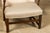 English 1900s Wooden Child's Chair with Serpentine Arms and Custom Upholstery For Sale - Image 11 of 12