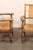 Mid 20th Century Spanish Wood Armchairs W/Rush Seat & Backs For Sale In Atlanta - Image 6 of 11