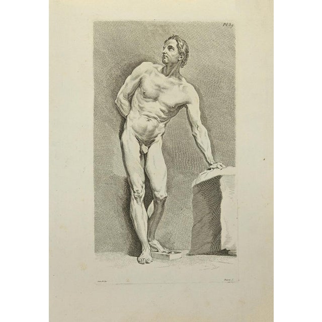 Anatomy Studies is an etching realized by Nicolas-Dauphin de Beauvais in the 18th Century. Good conditions with foxing....