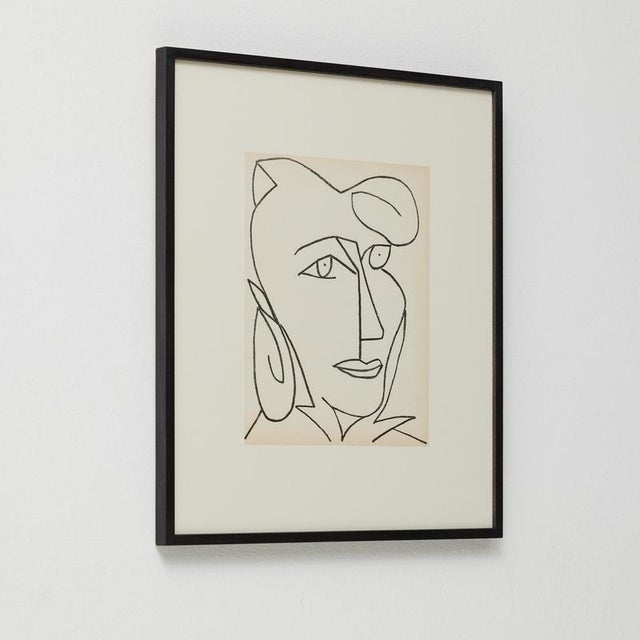 Françoise Gilot, Portrait of a Woman, 1951, Lithograph, Framed For Sale - Image 4 of 18