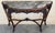 French Early 20th Century French Regency Carved Walnut Console Table with Polychrome details and marble top For Sale - Image 3 of 18