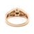 Stones: diamond, 13 round brilliant cut 1.75-4.5 mm .70ctw LB-HI color/ SI1-2 clarity Ring Size 5.5 Rise off of Finger:...