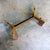 Mid to Late 20th Century Modern to Scandinavian Modern Dining Table Teak Slab Base & Rectangular Beveled Glass Top For Sale - Image 11 of 18